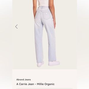 NWT Abrand Wide Leg High Rise Mom Jeans vintage 90s, size 26